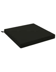 Cuscino per Sedia in Unico Pezzo SOEST 100% Poliestere Nero