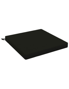 Cuscino per Sedia in Unico Pezzo SOEST 100% Poliestere Nero