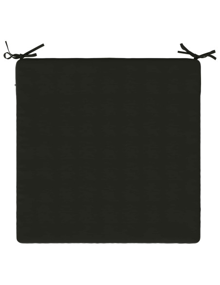 Cuscino per Sedia in Unico Pezzo SOEST 100% Poliestere Nero