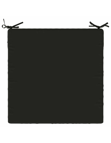 Cuscino per Sedia in Unico Pezzo SOEST 100% Poliestere Nero