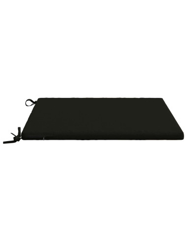 Cuscino per Sedia in Unico Pezzo SOEST 100% Poliestere Nero