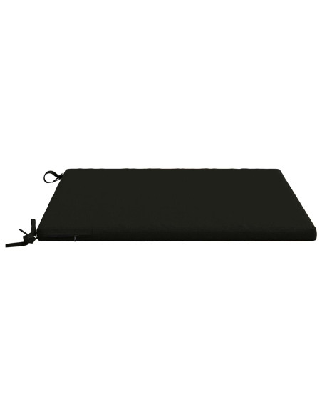 Cuscino per Sedia in Unico Pezzo SOEST 100% Poliestere Nero