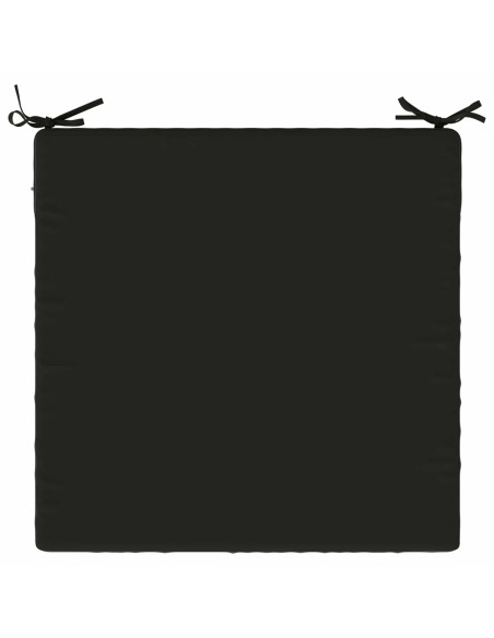 Cuscino per Sedia in Unico Pezzo SOEST 100% Poliestere Nero