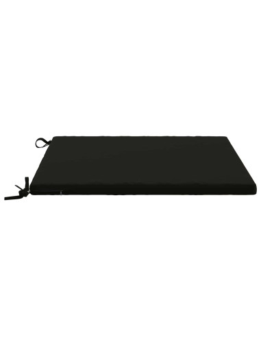 Cuscino per Sedia in Unico Pezzo SOEST 100% Poliestere Nero