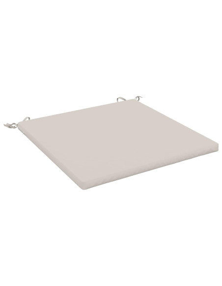 Cuscino per Sedia in Unico Pezzo SOEST 100% Poliestere Bianco