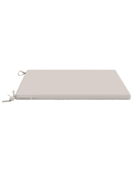 Cuscino per Sedia in Unico Pezzo SOEST 100% Poliestere Bianco