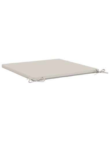 Cuscino per Sedia in Unico Pezzo SOEST 100% Poliestere Bianco