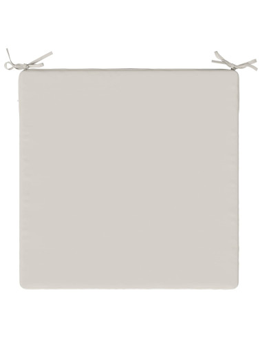 Cuscino per Sedia in Unico Pezzo SOEST 100% Poliestere Bianco