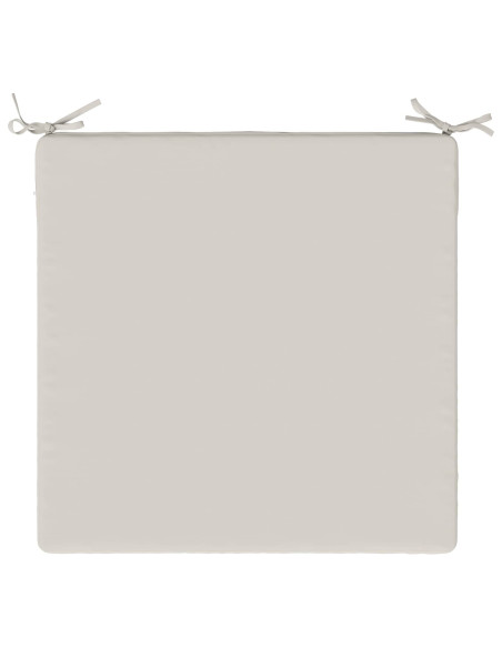 Cuscino per Sedia in Unico Pezzo SOEST 100% Poliestere Bianco
