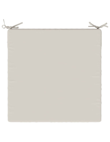 Cuscino per Sedia in Unico Pezzo SOEST 100% Poliestere Bianco
