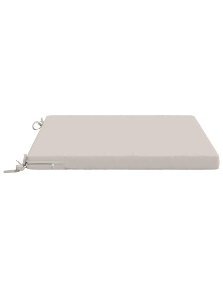 Cuscino per Sedia in Unico Pezzo SOEST 100% Poliestere Bianco