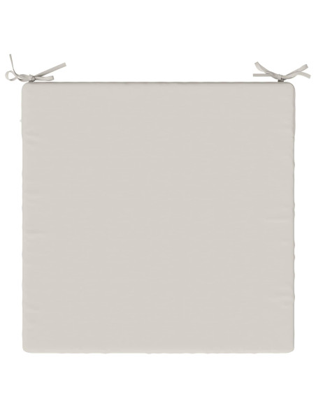 Cuscino per Sedia in Unico Pezzo SOEST 100% Poliestere Bianco