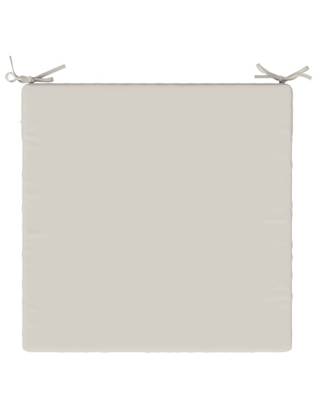Cuscino per Sedia in Unico Pezzo SOEST 100% Poliestere Bianco