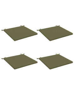 Cuscini per Sedia in 4 Pezzi SOEST 4 pz 100% Poliestere