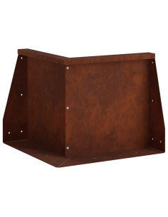 Muro di contenimento 50 x 50 x 50 cm Acciaio Corten Ruggine
