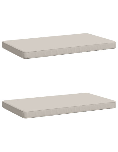 Cuscini per Panchina a 2 Pezzi VUGHT 2 pz 100% Poliestere