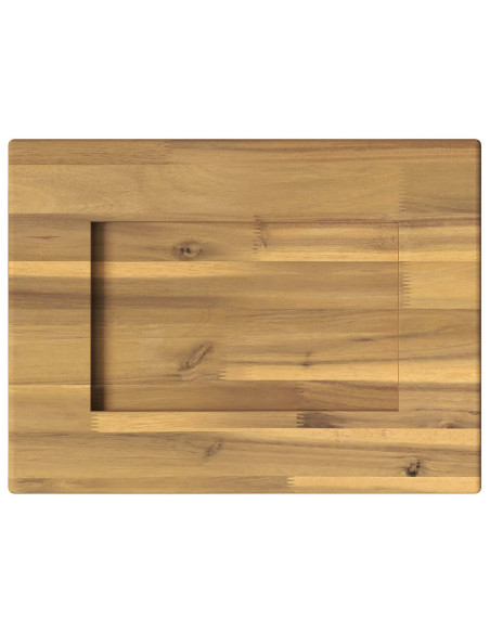 Piano del Tavolo Rettangolare 90 x 50 x 3,5 cm Rettangolare