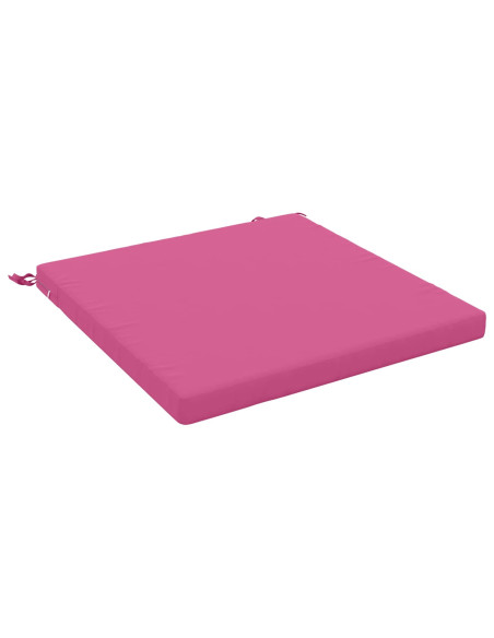 Cuscino per Sedia in Unico Pezzo SOEST 100% Poliestere Rosa