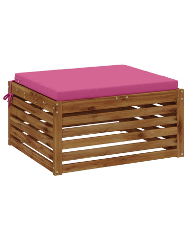 Cuscino per Sedia in Unico Pezzo SOEST 100% Poliestere Rosa