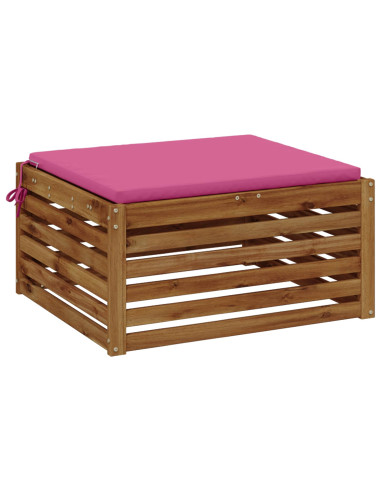 Cuscino per Sedia in Unico Pezzo SOEST 100% Poliestere Rosa