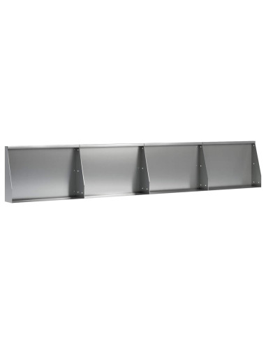 Muro di contenimento 4 pz 60 x 12 x 40 cm Acciaio zincato