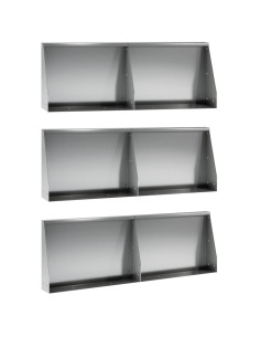Muro di contenimento 6 pz 60 x 12 x 30 cm Acciaio zincato