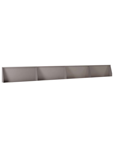 Muro di contenimento 4 pz 100 x 12 x 50 cm Acciaio Corten