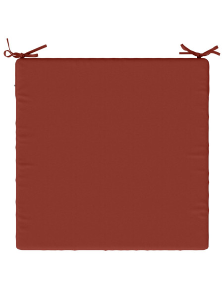 Cuscini per Sedia in 4 Pezzi SOEST 4 pz 100% Poliestere Rosso
