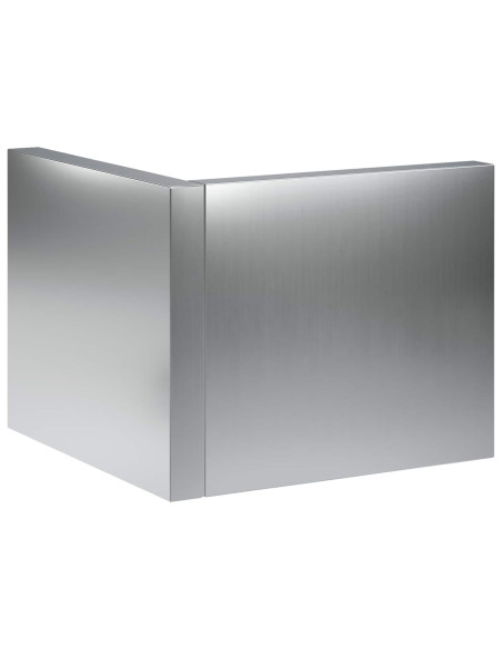 Muro di contenimento 50 x 50 x 30 cm Acciaio zincato Argento