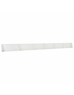 Muro di contenimento 6 pz 100 x 12 x 40 cm Acciaio Bianco 2