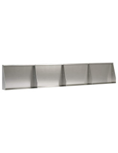 Muro di contenimento 4 pz 60 x 12 x 40 cm Acciaio Inox Argento 2