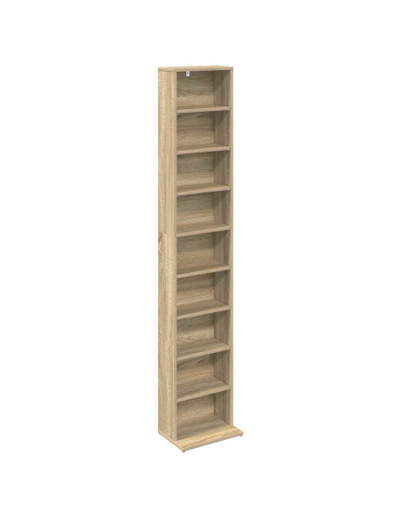 Mobile per CD Rovere Sonoma 33 x 23,5 x 175 cm