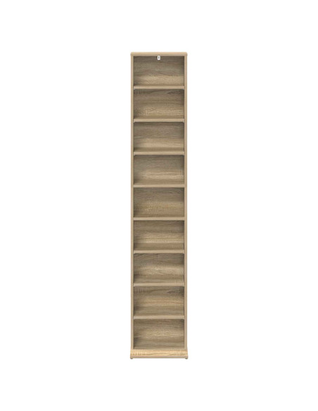 Mobile per CD Rovere Sonoma 33 x 23,5 x 175 cm
