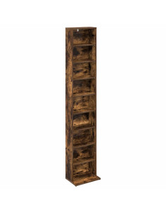 Mobile per CD Rovere Fumo 33 x 23,5 x 175 cm 2