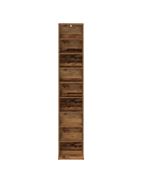 Mobile per CD Legno antico 33 x 23,5 x 175 cm