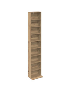 Mobile per CD Rovere Artigianale 33 x 23,5 x 175 cm 2