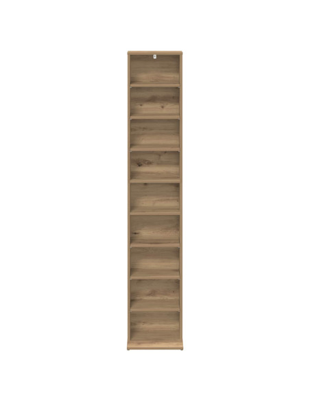 Mobile per CD Rovere Artigianale 33 x 23,5 x 175 cm