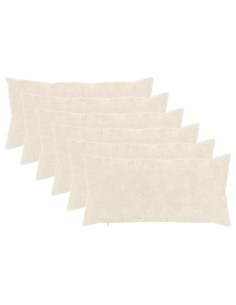 Federa 6 pz HEERLEN Bianco 40 x 80 cm