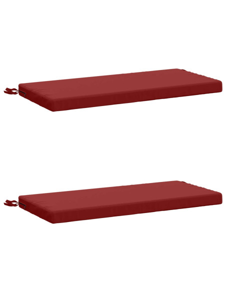 Cuscini per Panchina a 2 Pezzi SOEST 2 pz 100% Poliestere