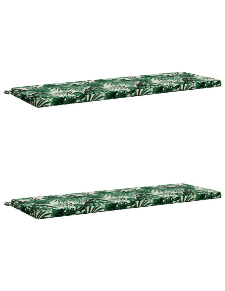 Cuscini per Panchina a 2 Pezzi SOEST 2 pz 100% Poliestere