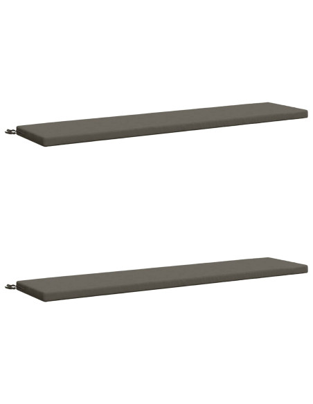 Cuscini per Panchina a 2 Pezzi SOEST 2 pz 100% Poliestere