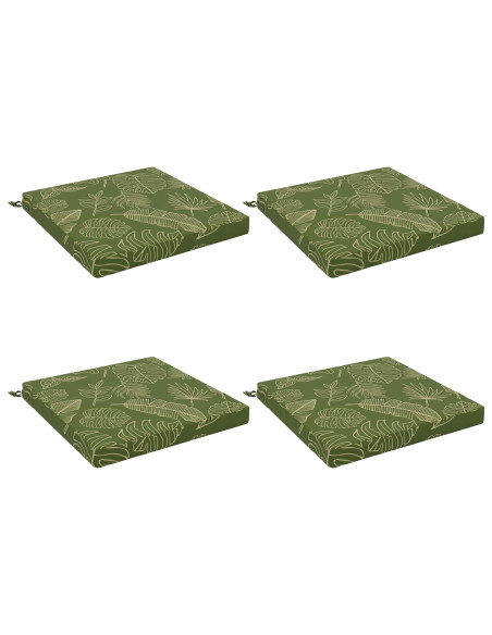 Cuscini per Sedia in 4 Pezzi SOEST 4 pz 100% Poliestere