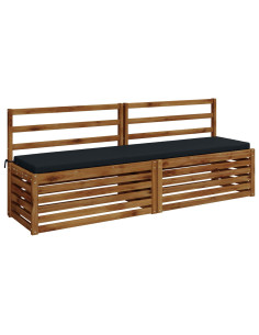 Cuscini per Panchina a 2 Pezzi SOEST 2 pz 100% Poliestere 2