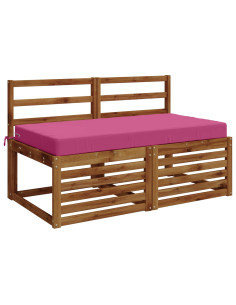 Cuscino per la seduta SOEST 100% Poliestere Rosa 2