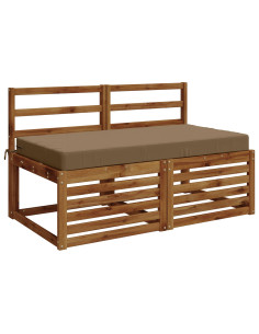 Cuscino per la seduta SOEST 100% Poliestere Tortora 2