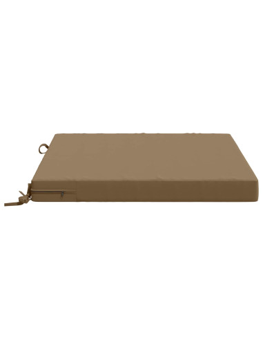 Cuscini per Sedia in 4 Pezzi SOEST 4 pz 100% Poliestere Tortora