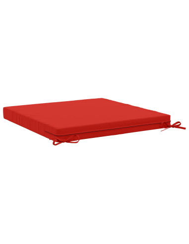Cuscini per Sedia in 4 Pezzi SOEST 4 pz 100% Poliestere Rosso