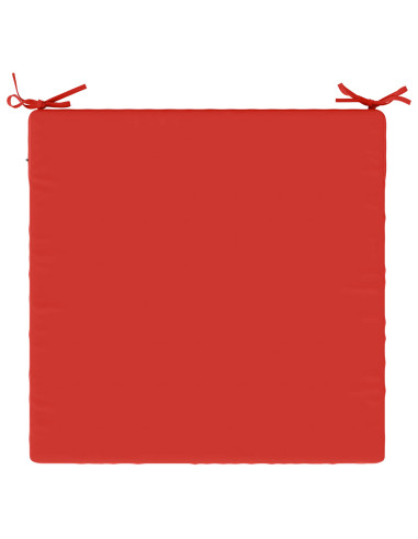 Cuscini per Sedia in 4 Pezzi SOEST 4 pz 100% Poliestere Rosso