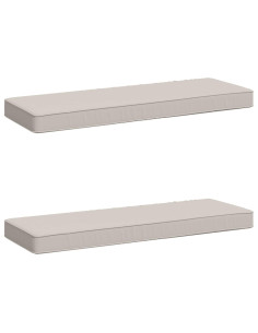 Cuscini per Panchina a 2 Pezzi VUGHT 2 pcs 100% Poliestere