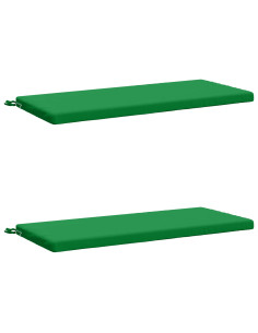 Cuscini per Panchina a 2 Pezzi SOEST 2 pz 100% Poliestere Verde